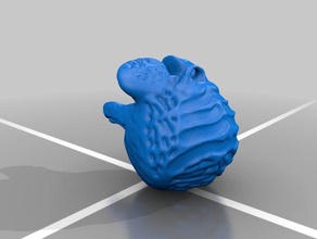 köpek burnu Anahtarlık burun 3d print model - Mito3D