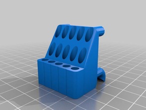 my customized pegstr - pegboard wizard mini screwdriver holder tool holders & boxes 3d print model - Mito3D