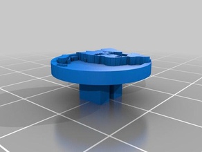 flat earth key cap computer cherry keycap flatearth 3d print model - Mito3D
