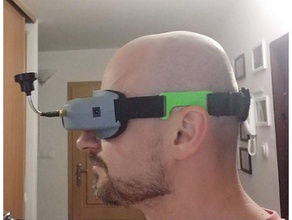 fpv goggles strap ear protector r c vehicles 3d print model - Mito3D