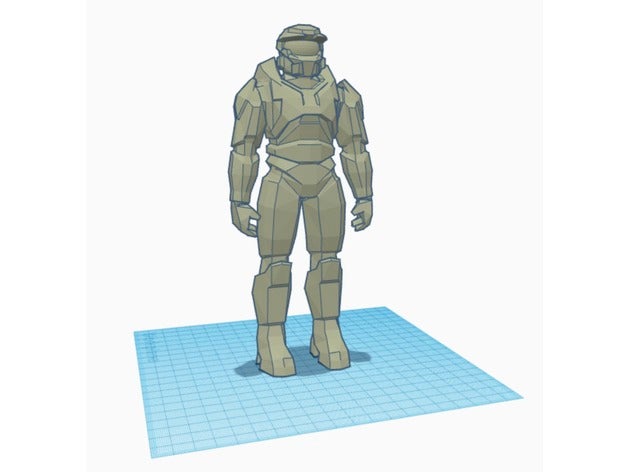 halo masterchief La impresión en 3d 3D print model - Mito3D