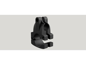 roland mdh-12 rack-clamp - classic-Montage Musik mdh12 rack clamp 3d print model - Mito3D