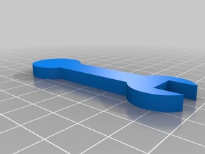 my customized parametric wrench 11mm hand tools 3d print model - Mito3D