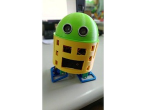 alien bebé modelo de robots arduino otto el robot sg90 3d print model - Mito3D