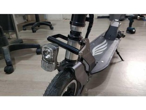 scootair front light mount v2 3d printing 3d print model - Mito3D