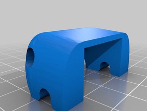 flynoceros bff cobertura parcial del fpv cam protector hobby 3d print model - Mito3D