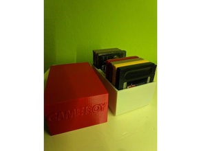 game boy Warenkorb-box Spiele box Warenkorb cartbox Patrone cartridgebox Karren Farbe color gameboy Boy nintendo 3d print model - Mito3D