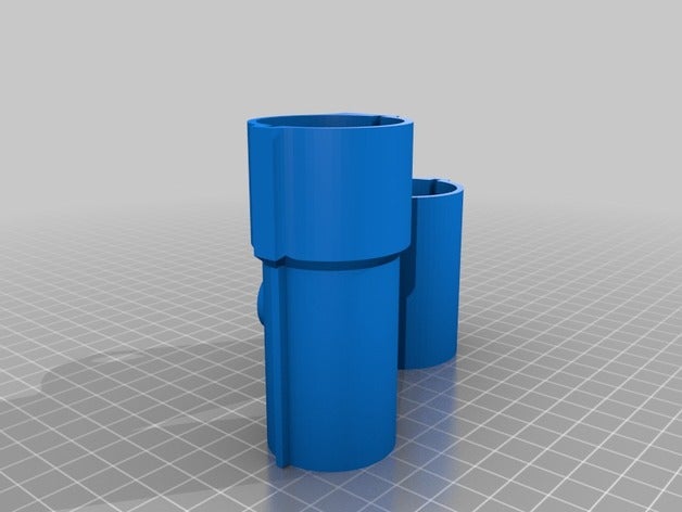 dyson v10 v8 v7 accessory mount holder - stronger version 3D print model - Mito3D