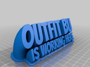 outfit office customized 3d print model - Mito3D