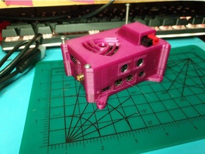 draws hat raspberry pi case electronics amateur radio 3 3d print model - Mito3D