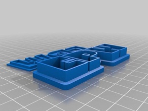 epw caixa de texto tampa recipientes personalizado 3d print model - Mito3D