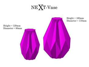 nächste vase Dekor Dekoration design Blume beauty vase-Modus 3d print model - Mito3D