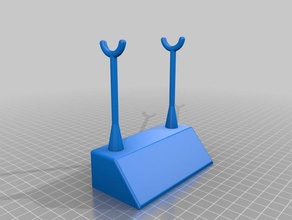 harry potter wand support suport 3d print model - Mito3D