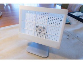 pimac pantalla de 7 pulgadas con hdmi lcd equipo frambuesa raspberry pi caso 3d print model - Mito3D