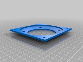 fan adapter - 120mm-92mm 5mm thickness customized 3d print model - Mito3D