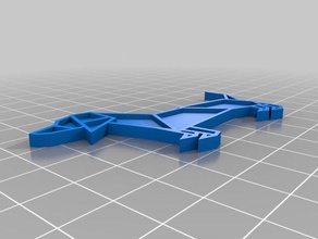 origami teckel 2d art 3d print model - Mito3D