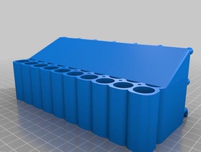 nerf dart holder 2 tool holders & boxes customized 3d print model - Mito3D