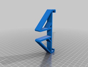2in1 - 8 inch tablet stand shelf hanger holder 3d print model - Mito3D