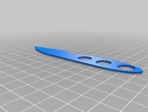 piatto in un unico pezzo di coltello strumenti trasportare facile veloce sharp piccola strumento 3d print model - Mito3D