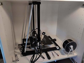 traseira chaves cr-10s Impressora 3d de peças creality cr-10 3d print model - Mito3D
