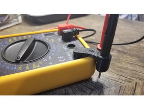 multimeter probe holder tools easy print electronics fast small parts tool 3d print model - Mito3D