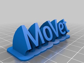 movet1 office customized 3d print model - Mito3D