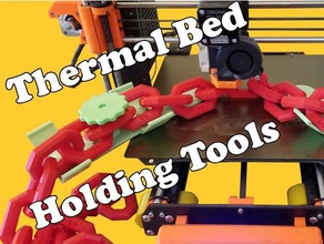 thermal bed holding tools 3d printer accessories chains 3d print model - Mito3D