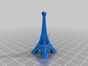 Eyfel Kulesi Anahtarlık heykeller kule 3d print model - Mito3D