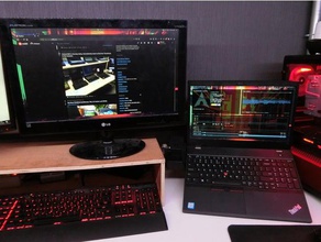thinkpad dock portátil titular office estação de ancoragem laptop suporte computador 3d print model - Mito3D