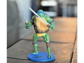tartarughe ninja - leonardo le creature turtle 3d print model - Mito3D