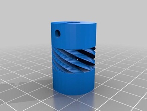 kupplung flex 5 auf 6mm Impresora 3d de las piezas personalizado 3d print model - Mito3D
