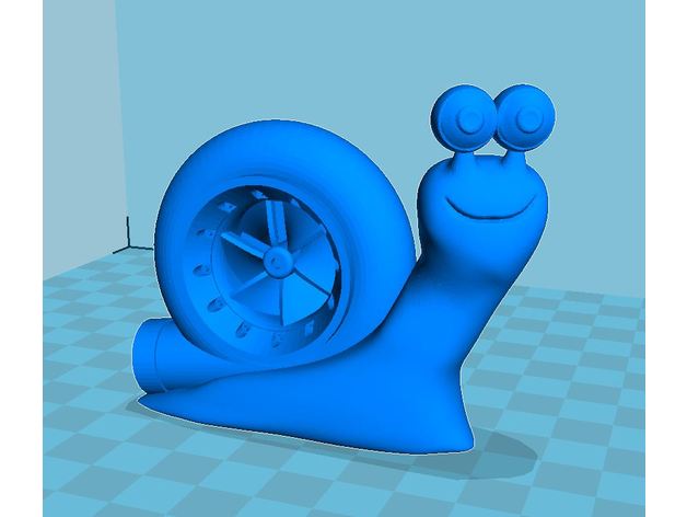 turbo salyangoz hayvanlar 3D print model - Mito3D