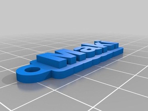 maki Anahtarlık özelleştirilmiş 3d print model - Mito3D