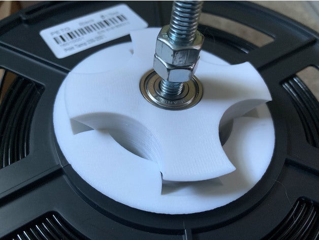 grande spool adaptador Impressora 3d de peças filamento titular 3D print model - Mito3D