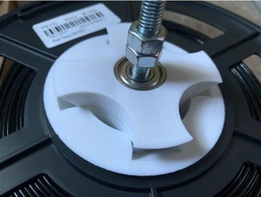 large spool adapter 3d printer parts filament holder 3d print model - Mito3D
