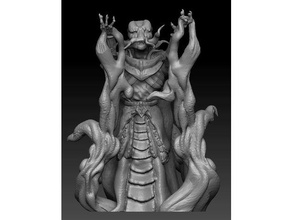 minflayer - alhoon sculture dnd in miniatura jgsculpts mindflayer la scultura 3d print model - Mito3D