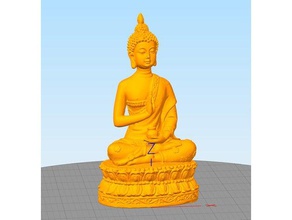 buddha statue sculptures 3d scan buddhism einscan 3d print model - Mito3D