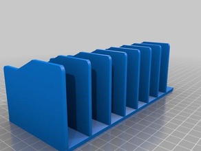 plier rack tool chest holders & boxes 3d print model - Mito3D