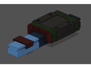 mgn12 rail de guidage linéaire L'imprimante 3d pièces hiwin mouvement mgn 3d print model - Mito3D