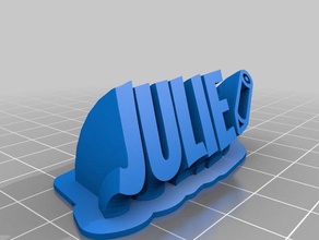 julie office su misura 3d print model - Mito3D