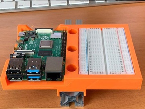 8020 serie 10 paraurti raspberry pi 4 proto board l'elettronica 1010 profilo in alluminio estrusione di prototipo 3 caso 3d print model - Mito3D