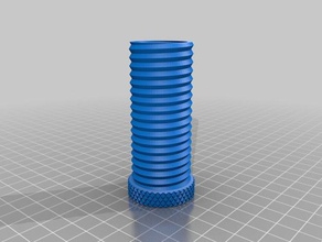 18650 container single & dual Fall dual-18650 thread-container 3d print model - Mito3D