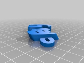 llavero fany Schlüsselanhänger kundengebundene 3d print model - Mito3D
