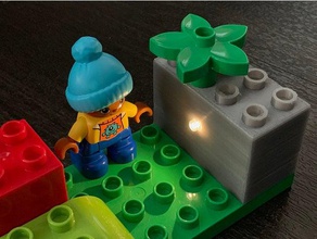 inteligente de lego duplo ladrillo juguetes construcción attiny 3d print model - Mito3D