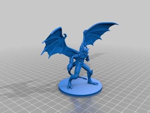 pit fiend balor great demon - split toy & game accessories 3d print model - Mito3D