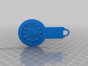 shopping trolley snatcher keychains 3d print model - Mito3D