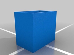 1x1 özel bölmeler simetrik iç Boyutlar kutu organizasyon özelleştirilmiş 3d print model - Mito3D