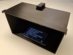 3d-gedruckte teleprompter nato-schiene v1 Kamera die nato ist 3d print model - Mito3D