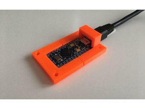 arduino pro micro holder electronics case 3d print model - Mito3D
