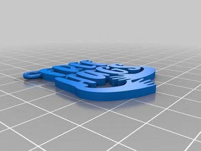 key chain Schlüsselanhänger 3dkeychain keychain 3d print model - Mito3D